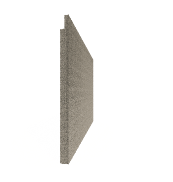 MUR de façade non porteuse en béton de bois